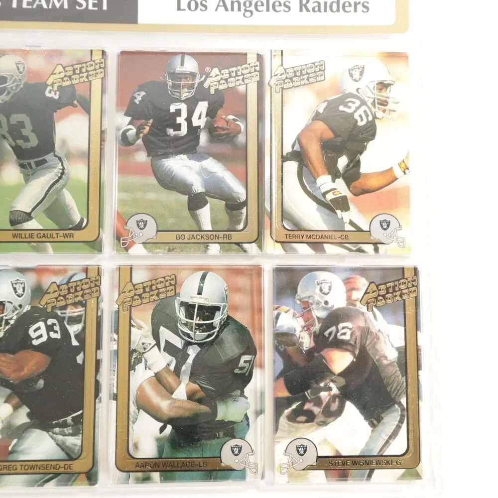 Los Angeles Raiders Action Packed 1991 National Series TEAM Set Bo Jackson NEW
